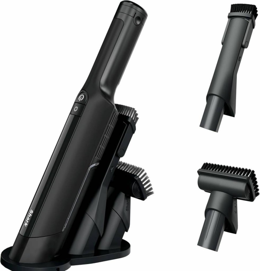 Shark WV410CO Cordless Handheld Vacuum Cleaner - Lightweight, Powerful Suction for Pet Hair, Cars & Home, Renewed (Black)