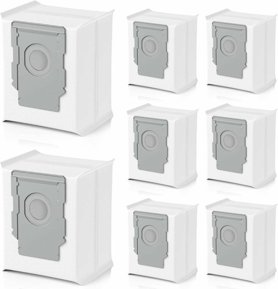 Beckacher 16 Pack Vacuum Bags Compatible with iRobot Roomba I-Series, J-Series & S-Series Robots (I3/I4/I5/I6/I7/I8, J5/J6/J7/J8/J9, S9+) - Replacement Dust Disposal Bags