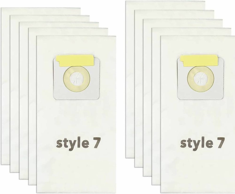 Tomkity 10-Pack Style 7 Vacuum Bags Compatible With Upright Vacuums, Replacement for Part #32120, Durable & HEPA Filter Paper Bags