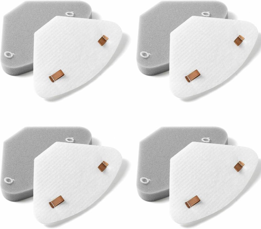 Janedtcyy 2-Pack HEPA Filter Replacement Compatible with Shark IP3251, IP3252, IP3124 Cordless Stick Vacuums - PowerDetect & Auto Empty System Dock