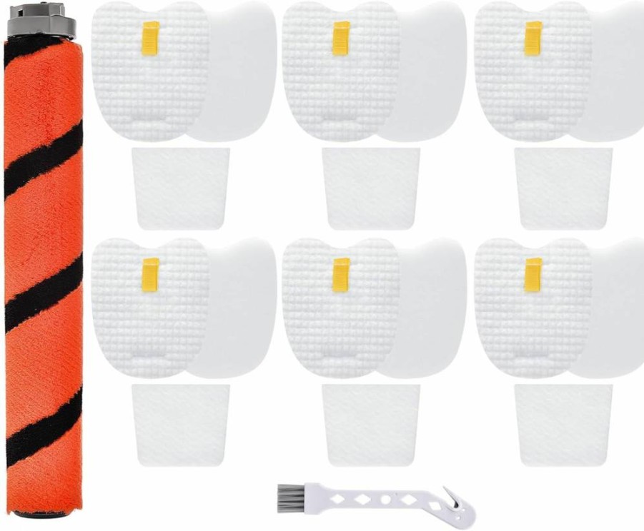 Leadaybetter Shark Rocket Apex Duoclean Vacuum Replacement Filter & Brush Roller - Compatible with ZS360, ZS361C, ZS362, QS360 Models, Replaces XPSTFH380, 238FP360, XPMFK320 Parts