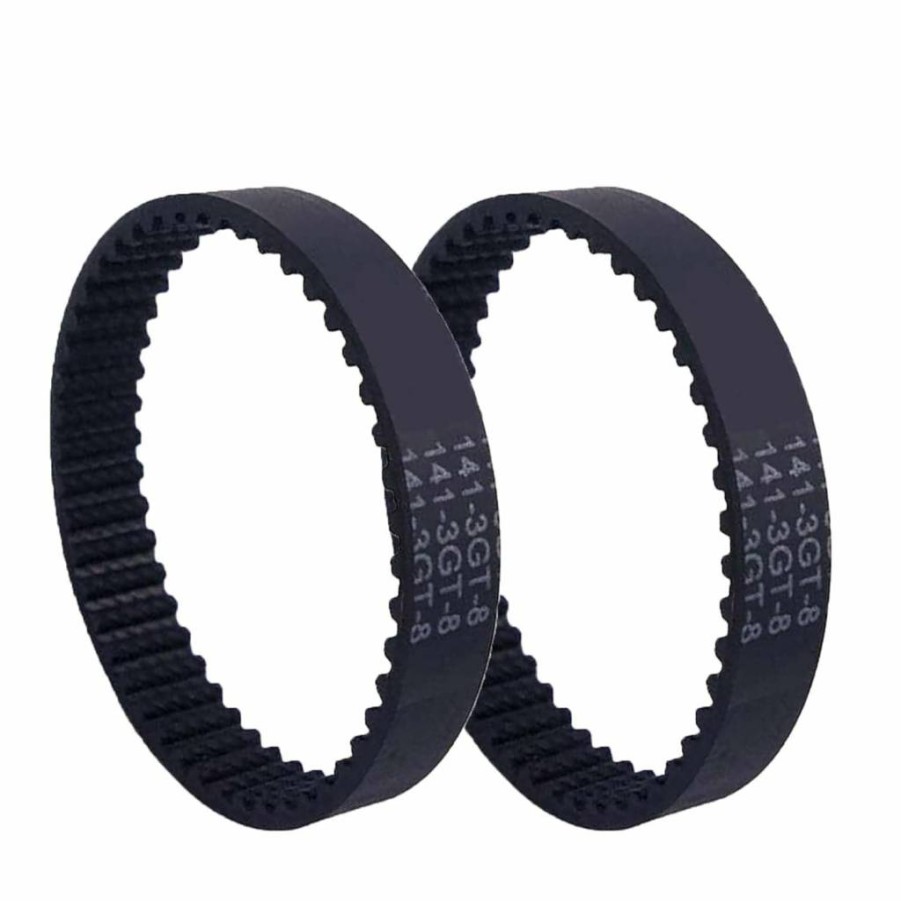 QeHoelyfe 2-Pack Shark Vacuum Drive Belt Replacement for HV380-HV384Q, NV800-NV803, UV810 Models - 8mm (5/16 Inch) 141-3GT-8 Brushroll Cleaner Belts
