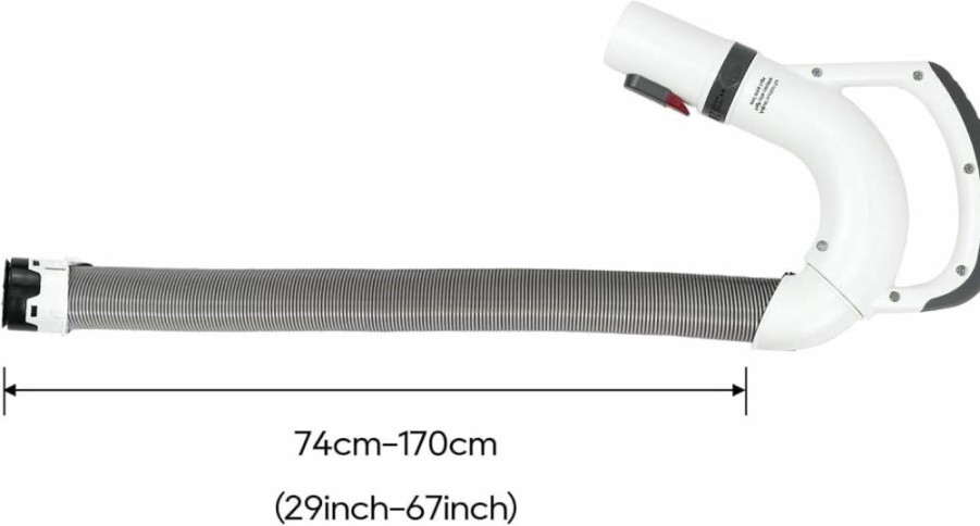 Pamiven Vacuum Hose Handle Replacement Compatible With Shark NV356E NV355 NV356 NV357 NV358 NV370 Rotator Lift-Away, 153FFJ Hose Accessory
