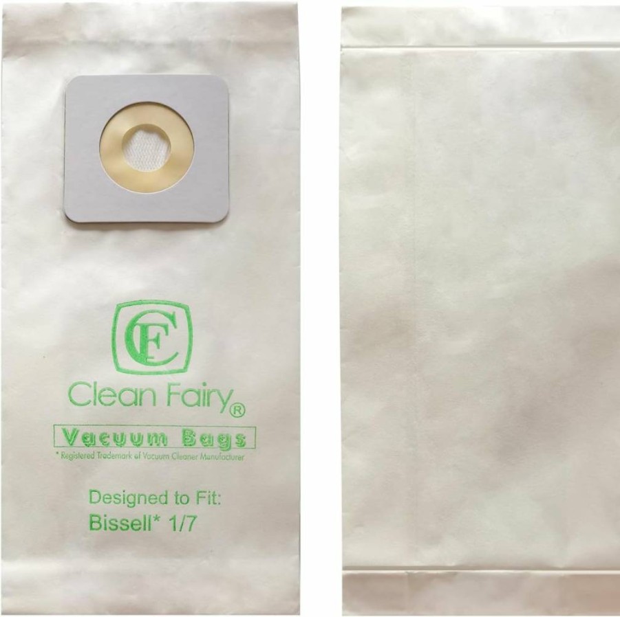 CF Clean Fairy 20-Pack Vacuum Bags Compatible with Bissell Powerforce, Powerglide, Powertrak, Powerlifter Pet, and Lift-Off Upright Vacuums