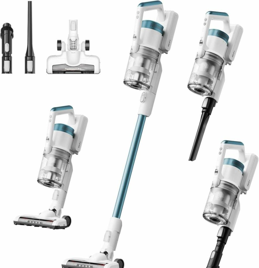 Eureka RapidClean Pro NEC280TL Cordless Stick Vacuum - 5.3 lbs Lightweight, 40 Min Runtime, LED Headlights, 3 Power Modes, for Pet Hair, Hard Floors & Carpets
