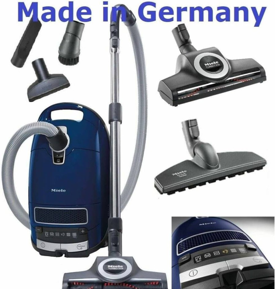 Wellness Premium Natural Foods Complete C3 Multi-Surface Canister Vacuum Cleaner with Turbo Head, HEPA Filter & XL Value Pack - 8 Bags & 4 Filters