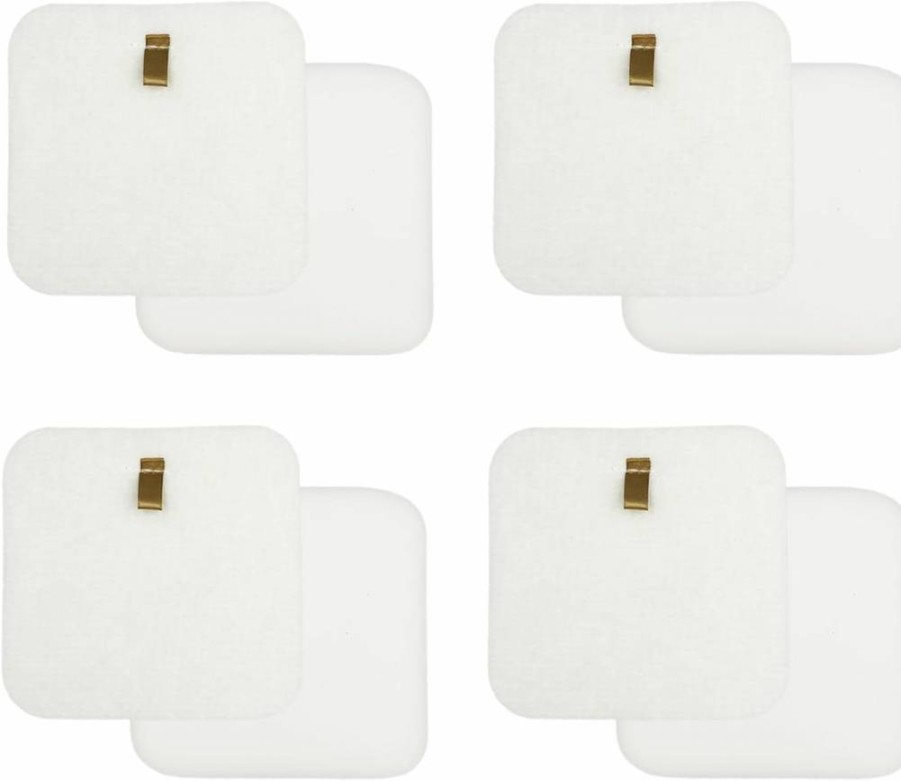 AMFANYIQIN 4-Set Vacuum Filter Replacement Compatible With Shark LA502 LA500 LA300 LA301 LA322 LA455 LA702 Rotator Lift-Away DuoClean PowerFins Upright Vacuums - Foam & Felt Filters Replaces XFFK320 XHF320 Parts