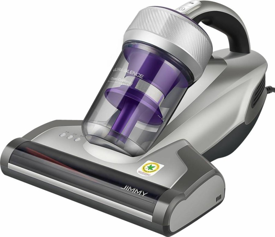 Jimmy JV35 Corded Mattress Vacuum Cleaner with UV-C Light & 140°C Heat, 14Kpa 480W Powerful Anti-Allergen Pet Hair Remover for Dust Mites & Bed Cleaning