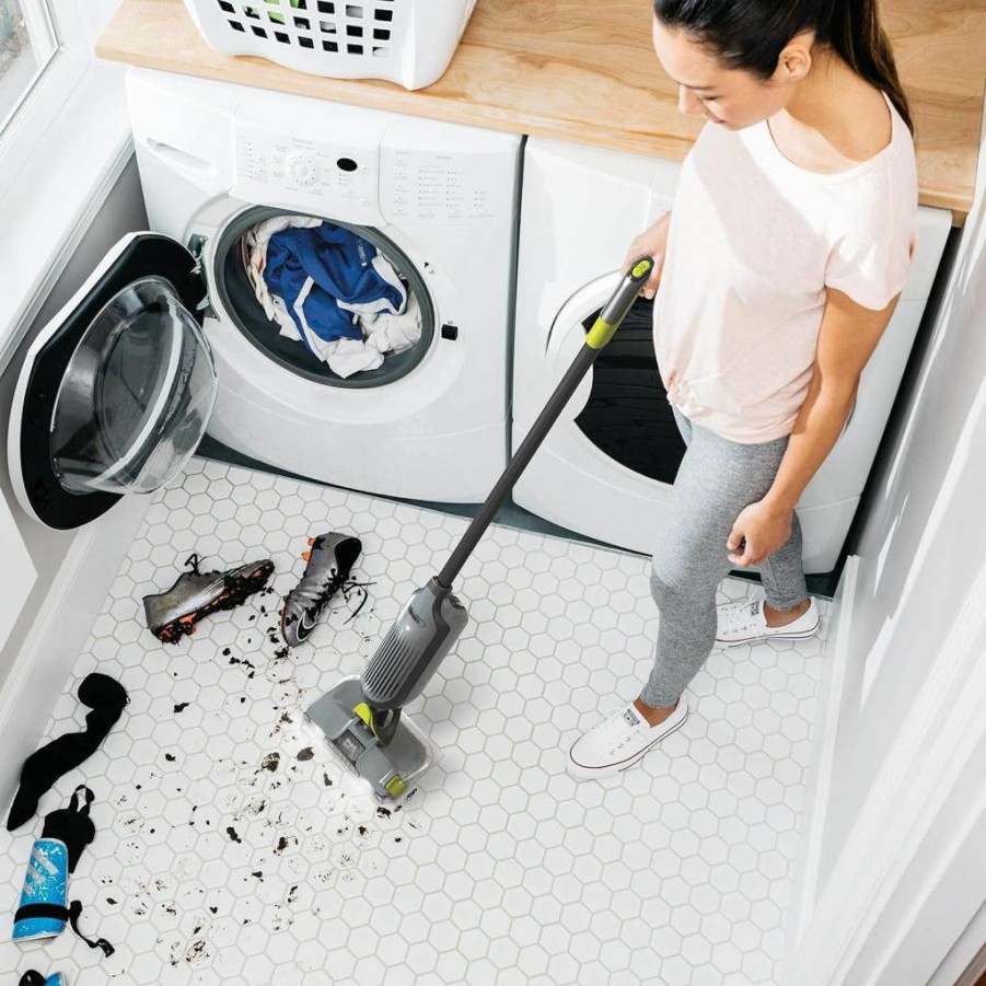 Shark VM252PL Vacmop Pro Cordless Hard Floor Cleaner - 2-in-1 Vacuum & Spray Mop with Powerful Suction, LED Headlights, Lightweight Design, Includes 4 Disposable Pads & 12oz Lavender Scented Multi-Surface Cleaning Solution
