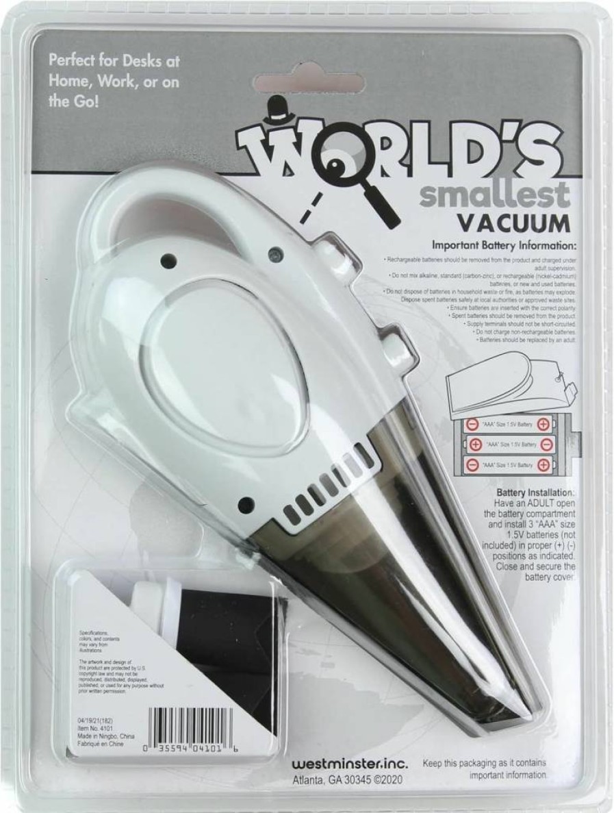 WESTMINSTER INC. World's Smallest Handheld Vacuum Cleaner – Ultra Compact & Powerful