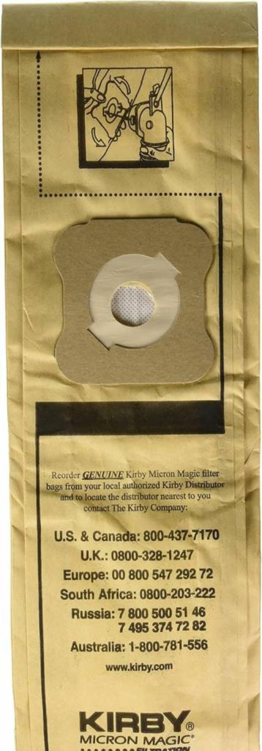 Genuine Kirby G4 G5 Vacuum Cleaner Bags - Kirby Micron Magic Filtration Bags - 9 Pack - New Old Stock NOS