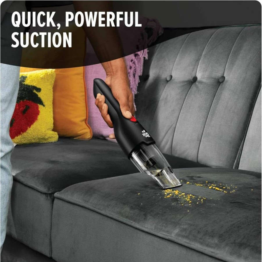 Dirt Devil 8V Cordless Handheld Vacuum Cleaner - Lightweight, Powerful Suction, 2-in-1 Tool & Charging Stand, Portable for Quick Cleanups