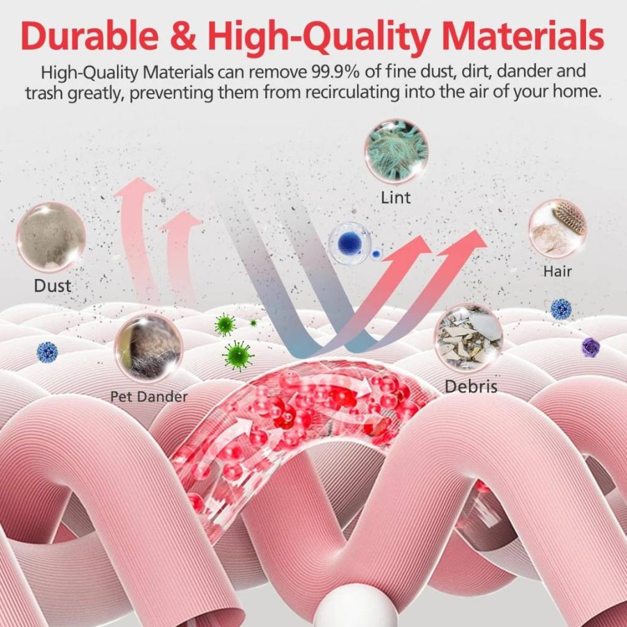 20 Pack Ecleanfy 3D AirClean Vacuum Bags Replacement for Miele Classic C1 C2 C3, S2 S5 S8 Series, Compatible with GN Bags, HEPA Filtration, Dust Cleaner Bags