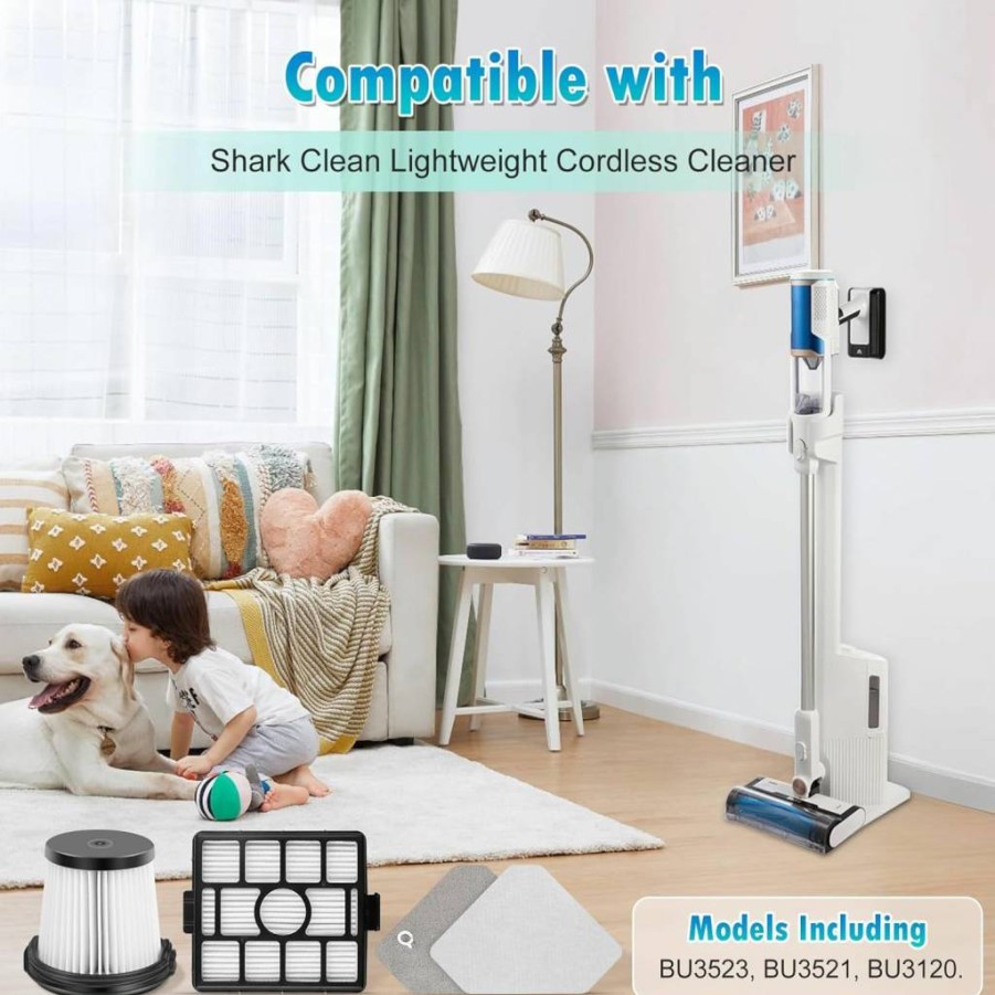 4 Pack NIXOOT HEPA Filters Replacement for Shark IW3511, IW1111, IW1120 Detect Pro & BU3523 Cordless Stick Vacuum Cleaner