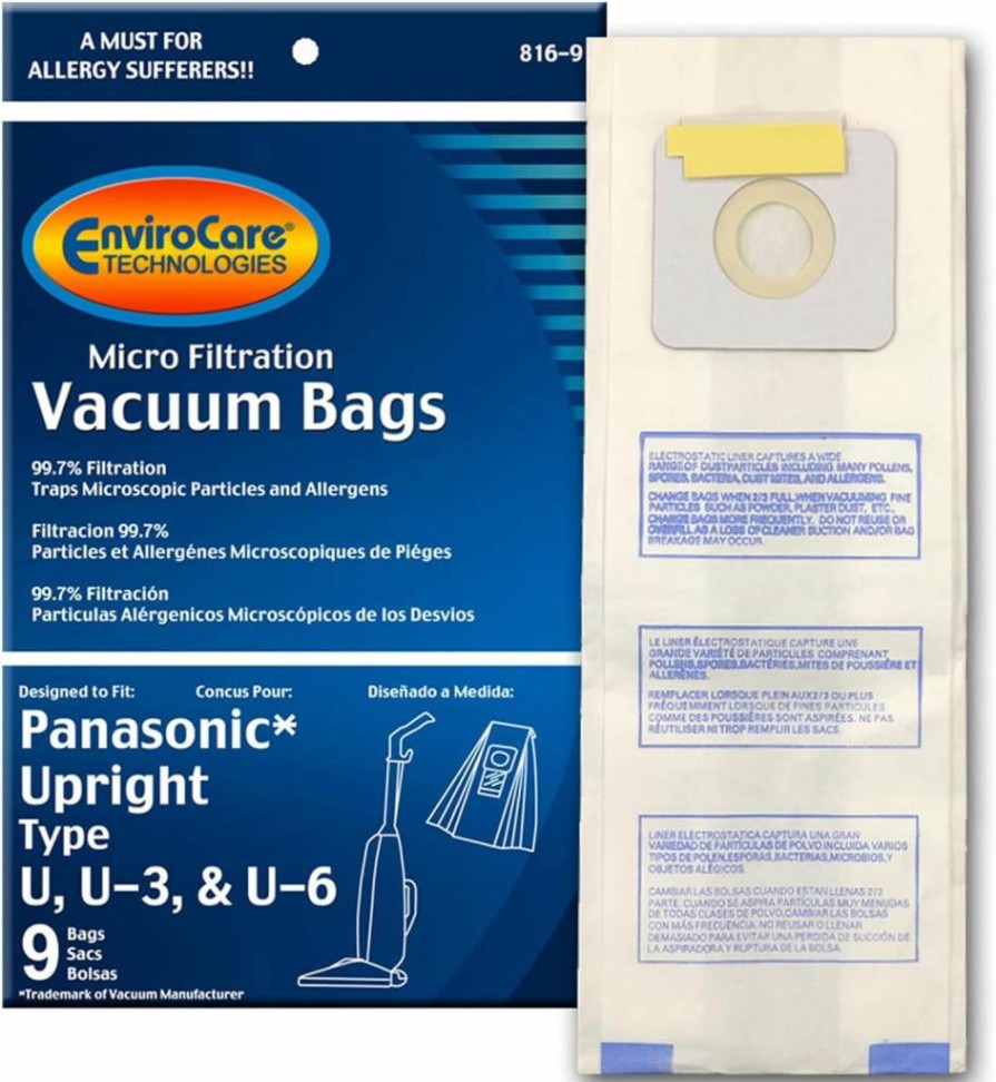 EnviroCare Premium Vacuum Cleaner Filters - Compatible with Kenmore, Sears, Panasonic (Models 86883, 86880, 20-86883) - 2 Pack Replacement HEPA Filters for Progressive CF1, Whispertone Series