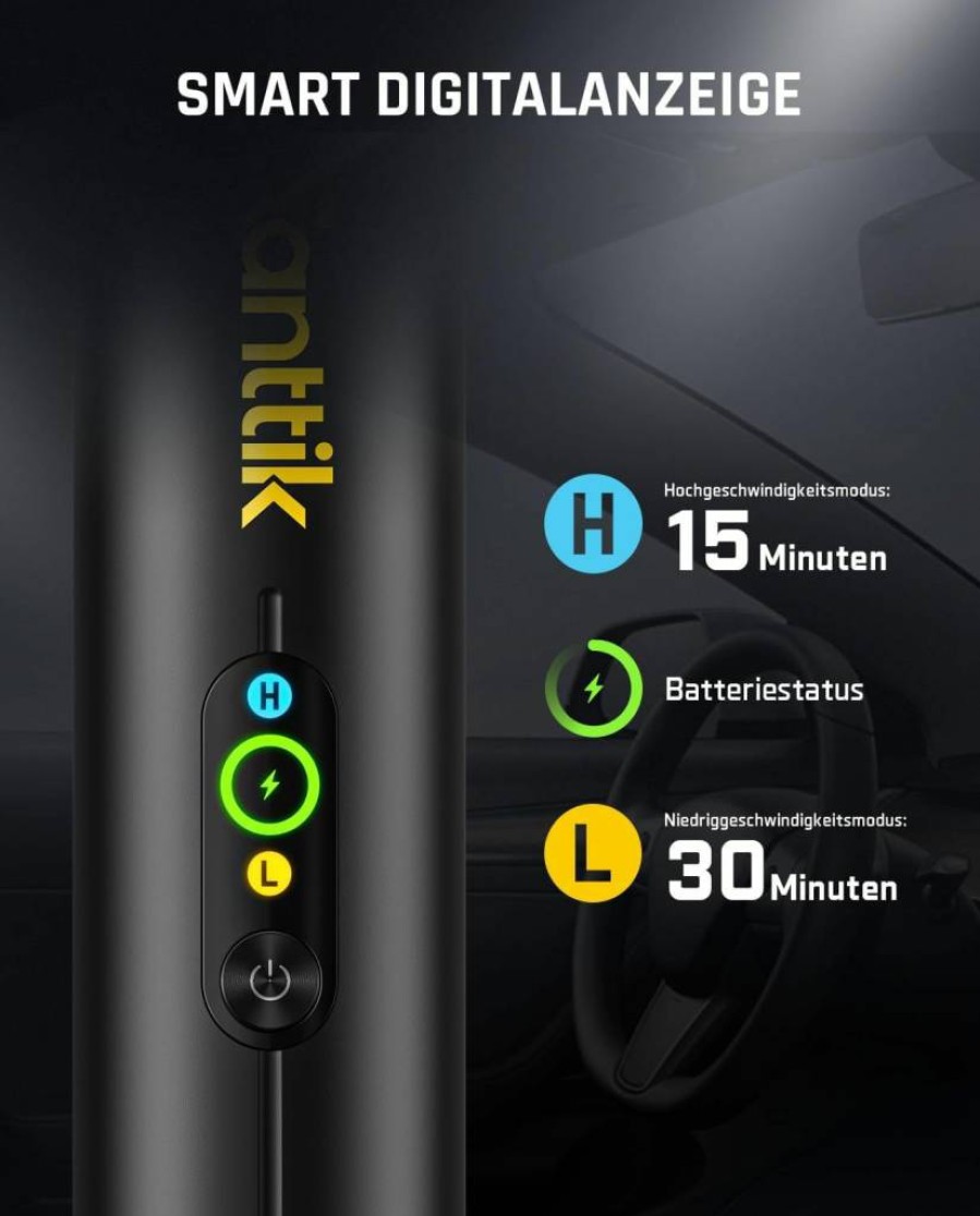 Fanttik Slim V10 Apex Cordless Car Vacuum Cleaner, 19000Pa Powerful Handheld Vacuum, 4-in-1 Portable for Car, Home, Office, with Smart Digital Display & 2 Suction Modes