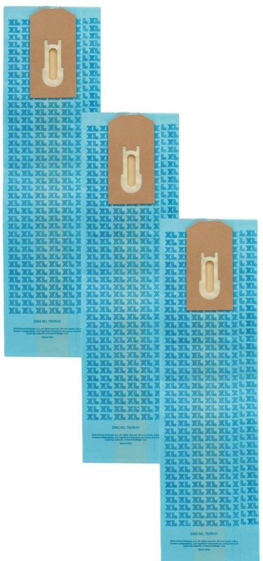 Oreck XL Commercial Vacuum Cleaner Bags - 9 Pack, Single-Wall Disposable Filters for Upright Vacuums, Odor Control