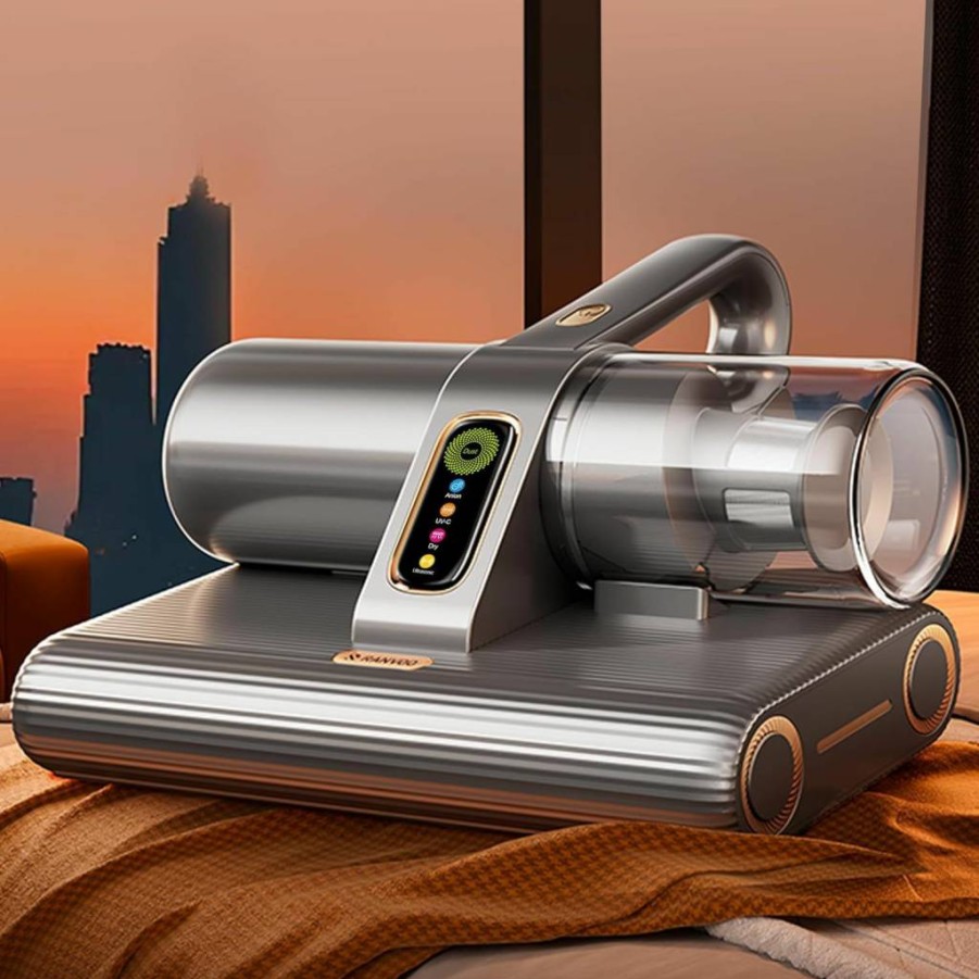 RANVOO Handheld Vacuum Cleaner with 35Kpa Dual-Suction, UV Light, HEPA Filter, Dust Sensor for Allergens, Pet Hair, Mattress, Sofa, Carpet Cleaning