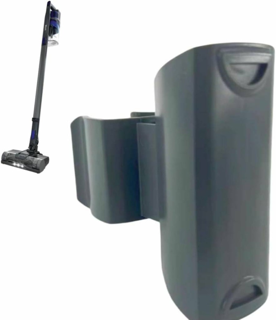 QINAN D-Shape Vacuum Wall Mount & Storage Rack Compatible with Shark IZ Series (IZ462H/IZ483H/IZ163H/IZ361H) and IX141 Cordless Stick Vacuums - Replacement Accessories Holder