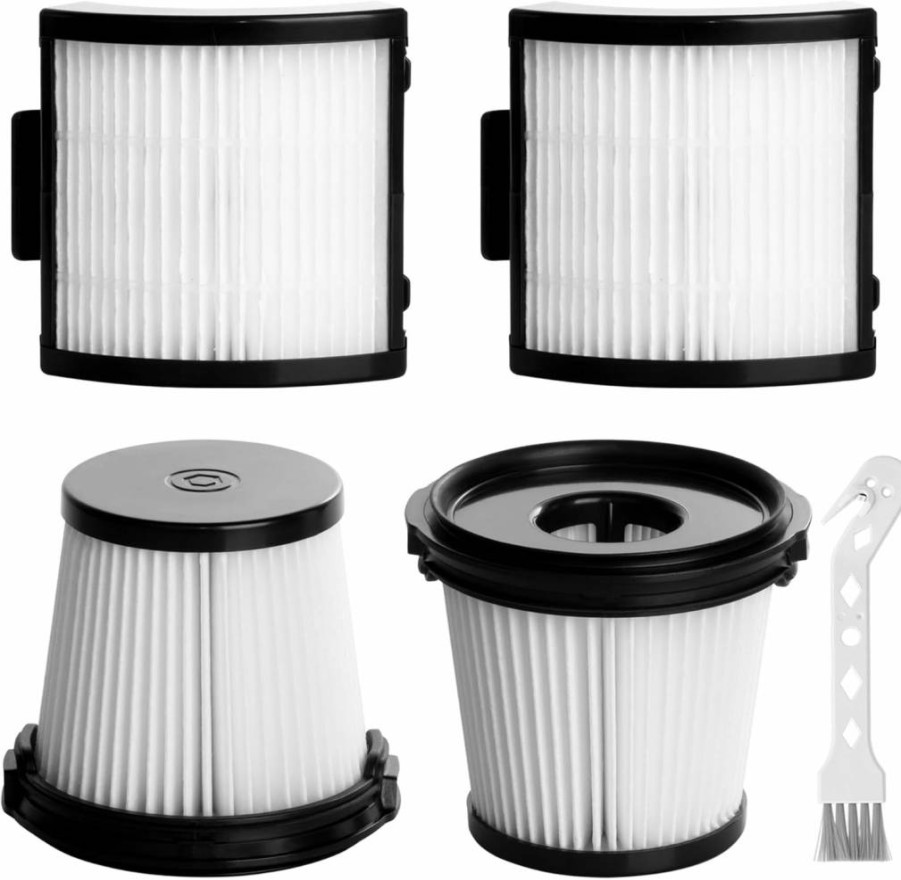 4 Pack WILLSUNTON HEPA Filters Replacement for Shark IW3511 & IW1111, Compatible with Shark Detect Pro Lightweight Cordless Stick Vacuum, Auto-Empty System, Powerfins Brushroll, 2-in-1 Handheld Vacuum Cleaner