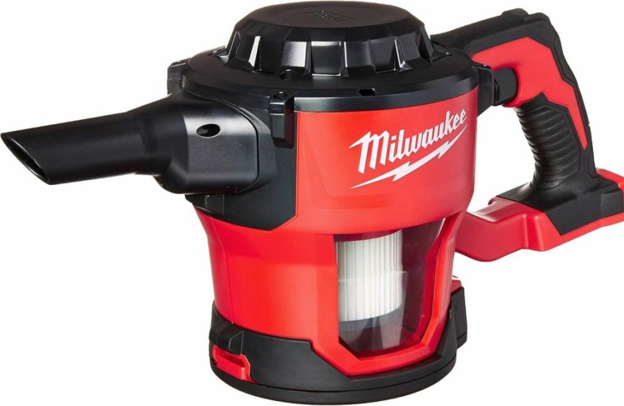 Milwaukee M18 0882-20 Cordless Handheld Vacuum - 40 CFM, Includes Hose Attachments & Accessories, No Battery (Power Tool Only)