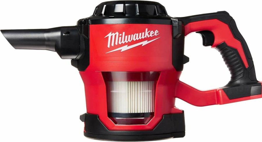 Milwaukee M18 0882-20 Cordless Handheld Vacuum - 40 CFM, Includes Hose Attachments & Accessories, No Battery (Power Tool Only)