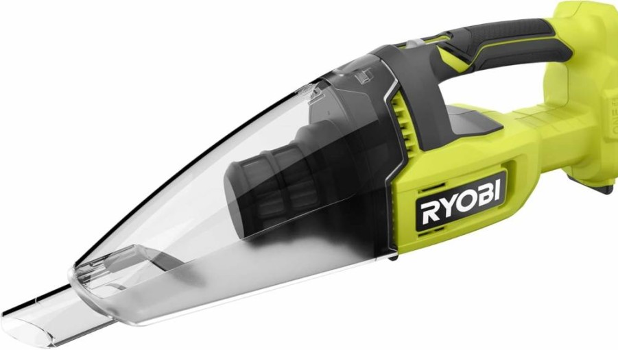 RYOBI R18V Cordless Handheld Vacuum Cleaner - 18V, 1100L/Min Suction, 60mL Dust Capacity, Body Only, Lightweight & Portable