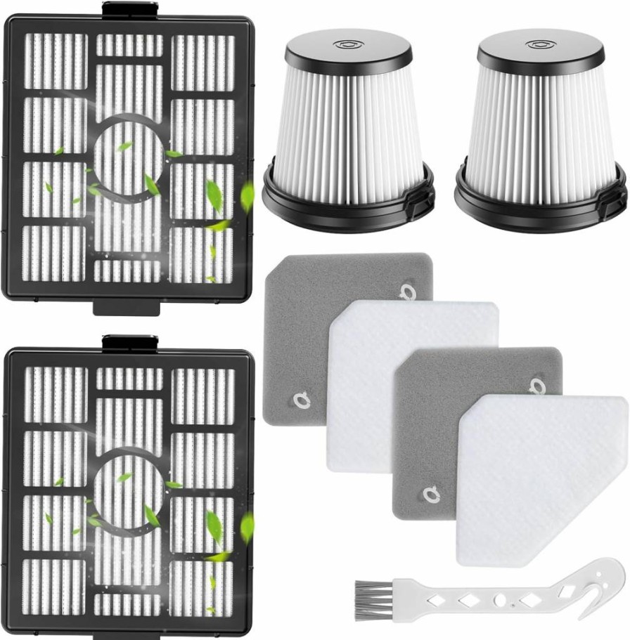 iSingo HEPA Filter Replacement Compatible with Shark BU3521, BU3523, BU3120 Clean & Empty Cordless Vacuum Cleaner - Genuine OEM Part Substitute