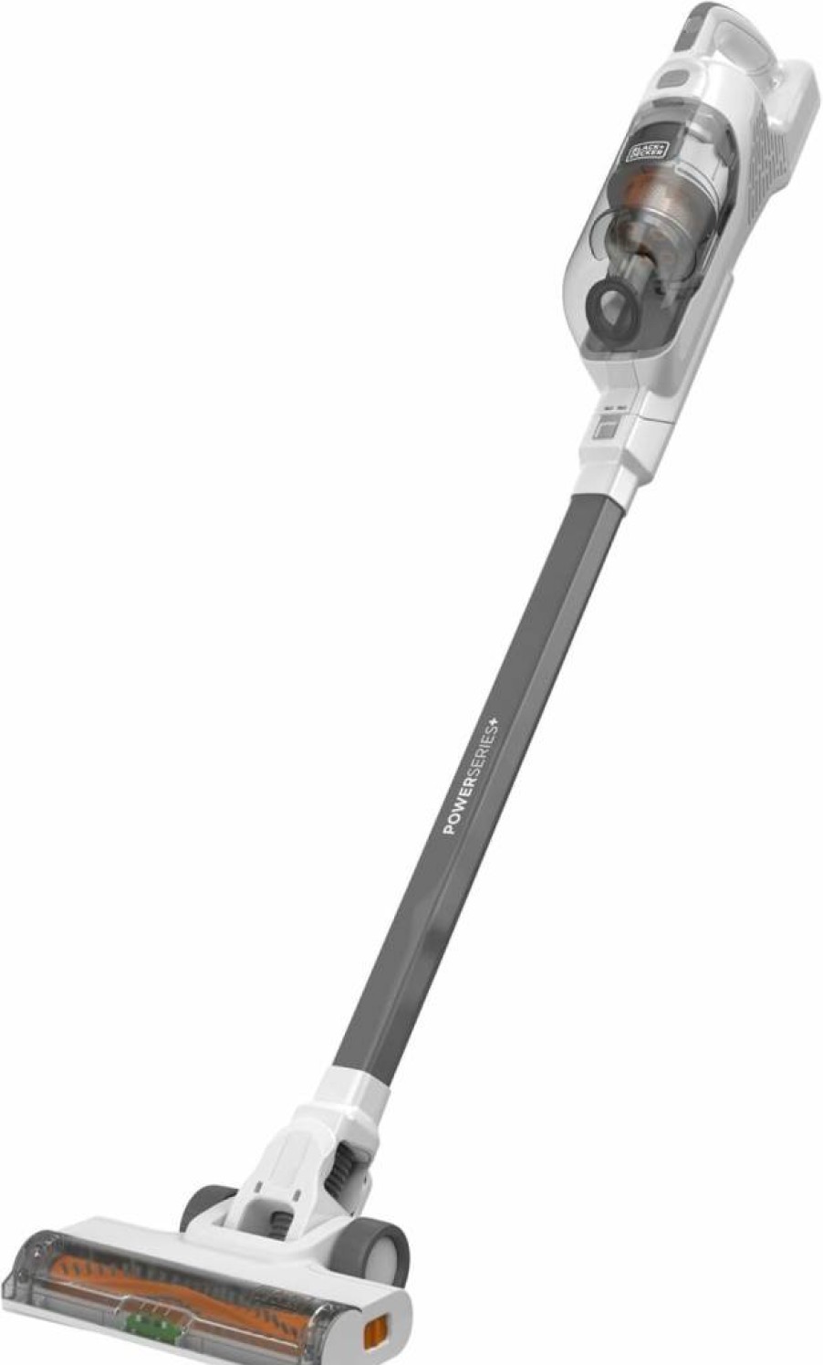 BLACK+DECKER 20V Max Cordless Stick Vacuum Cleaner, Lightweight for Multi-Surface Cleaning, LED Floor Lights, Gray (Model BHFEAS20J)