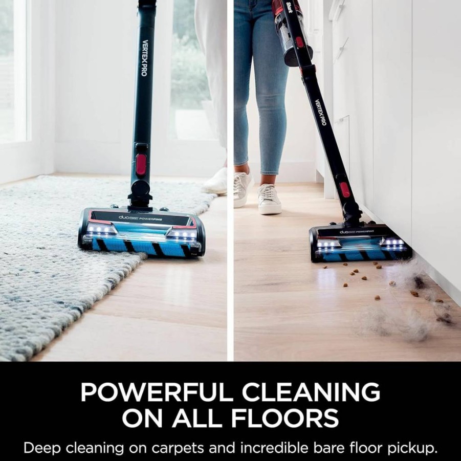 Shark Iz363Ht Cordless Vacuum Cleaner - Lightweight, Portable with HEPA Filter, Powerful Pet Hair Pickup, 50-Min Runtime, Includes Handheld Mode, Crevice Tool & Dusting Brush, Blue