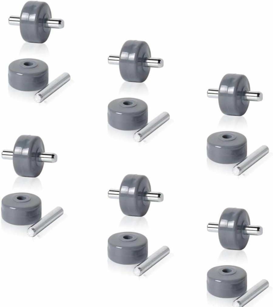 Mzcvriru 6-Pair Vacuum Cleaner Wheels Compatible with Shark Navigator NV341 NV350 NV351 NV352 NV355 NV356E NV500 NV501 NV502 - Replacement Roller Brush Wheels for Shark Rotator Vacuum