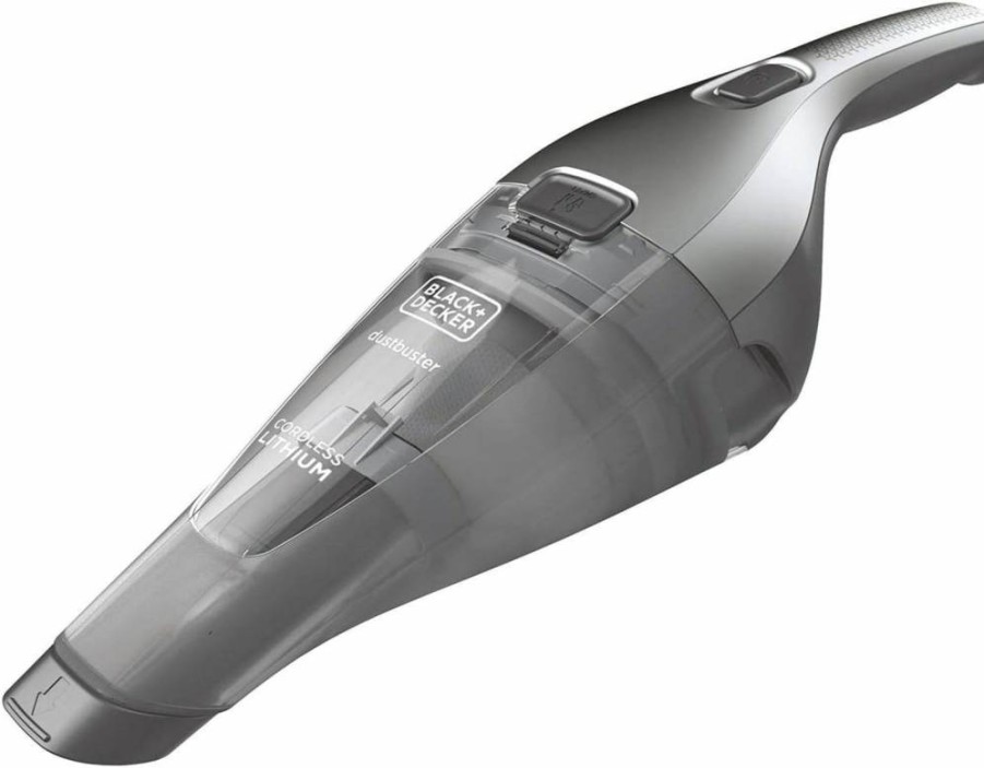 BLACK+DECKER HNVC220BCZ01 Cordless Handheld Vacuum, 8V Lightweight Hand Vac with Crevice Tool & Washable Filter for Quick Cleanup