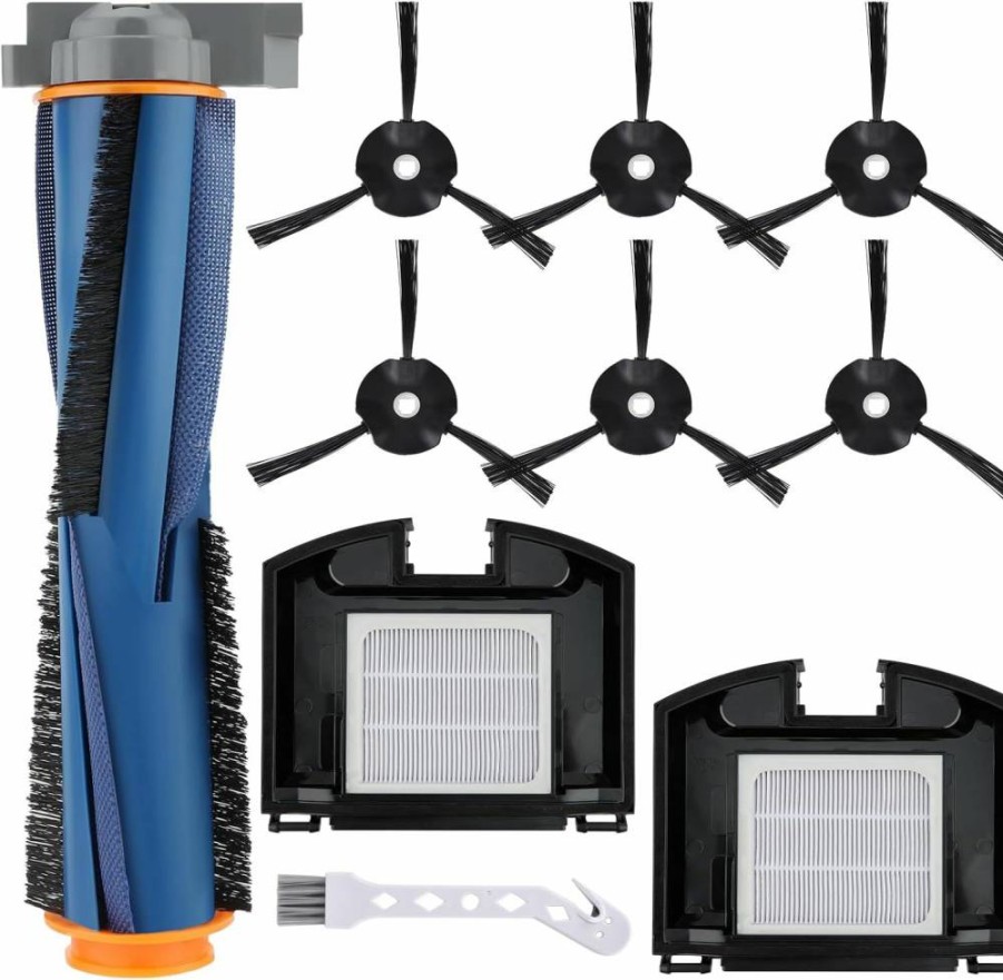 Attemart Replacement Parts Kit for Shark RV2310 Matrix Robot Vacuum - 1 Roller Brush, 2 HEPA Filters, 6 Side Brushes (Compatible with RV2310, Excludes AV2310AE/RV2310AE Models)