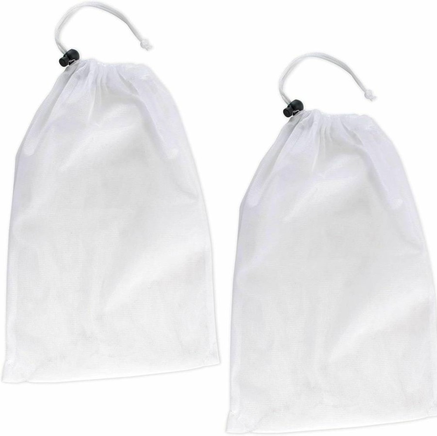 U.S. Pool Supply Universal Pool Vacuum Jet Bags, 2 Pack - Replacement Leaf & Debris Collection for VC-358 Deluxe Jet Vacuum Cleaner - Underwater Pool Maintenance Accessories