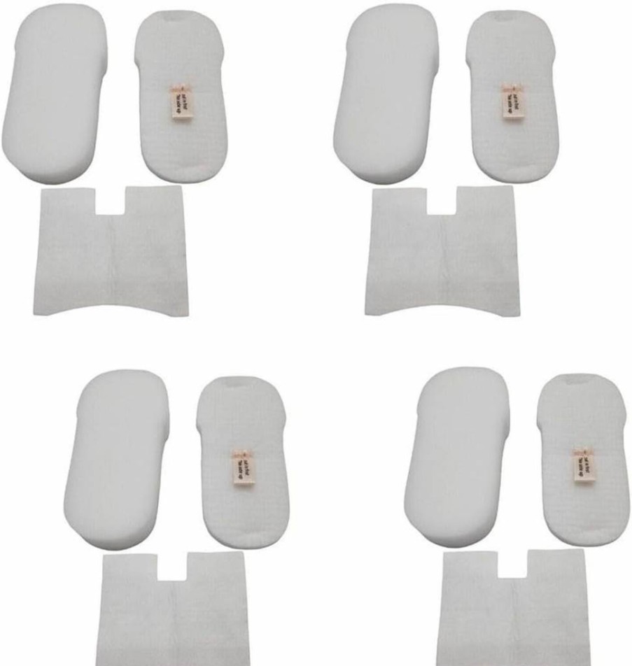 Cloudpower 4-Pack Washable Foam & Felt Vacuum Filters Compatible with Shark Hz600, Hz602, Hz700, Hz702, Qs700 Series, Hz2000, Hz3000 Models - Pre-Motor Replacement Filters
