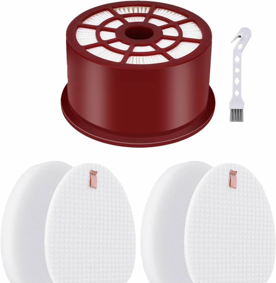 Attemart HEPA Replacement Filter Kit for Shark NV400 NV401 NV402 NVC400C NV410 - 1 HEPA + 2 Foam & Felt Filters - Compatible with XFF400 & XHF400 Parts