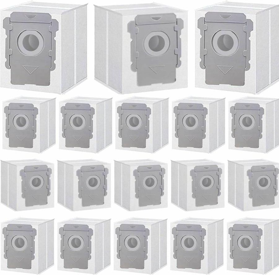 20 Pack MalhSlix Vacuum Bags for iRobot Roomba i7/i7+ i3/i3+ i8/i8+ j7/j7+ s9/s9+ - Compatible Automatic Dirt Disposal Replacement Bags