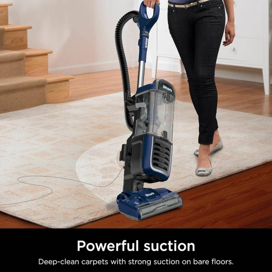 Shark Navigator Lift-Away Speed Upright Vacuum with Self-Cleaning Brushroll, HEPA Filtration, Lightweight Design, Red Peony (ZU561)